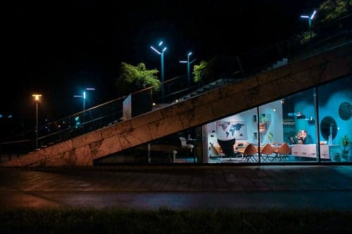 shopping underneath the stairs