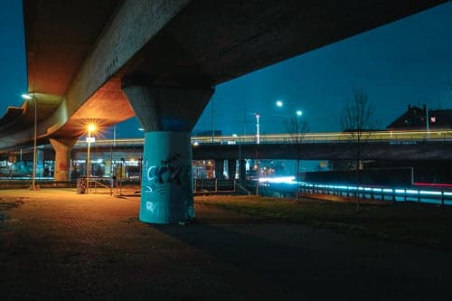 under the bridges of karlsruhe